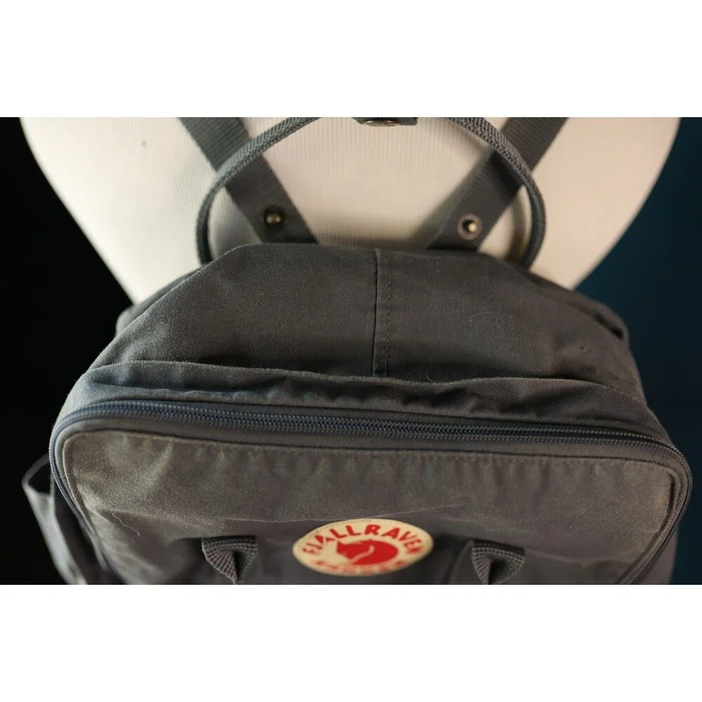 Fjallraven Kanken Classic Backpack Laptop Bag Gray Classic Medium